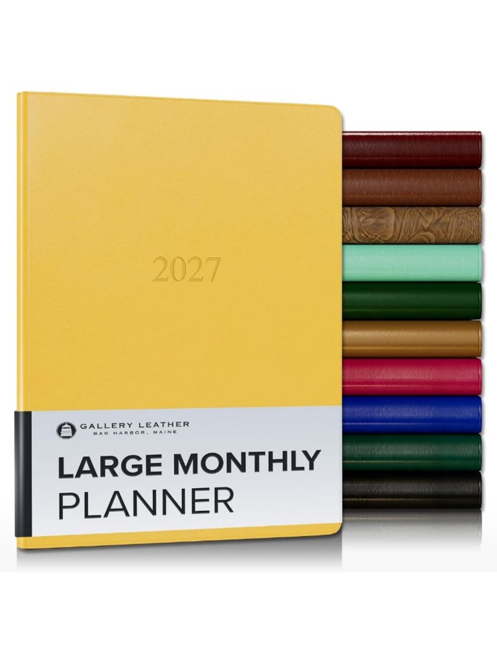 Large 2026-2027 Monthly Planner, Caribbean Yellow, Stylish Organizer, Perfect